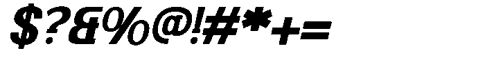 Banberry Italic Font OTHER CHARS