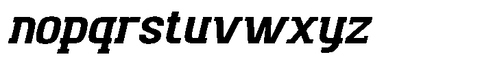 Banberry Italic Font LOWERCASE