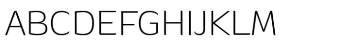 Banburi Extra Light Font UPPERCASE