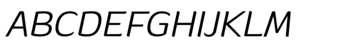 Banburi Light Italic Font UPPERCASE