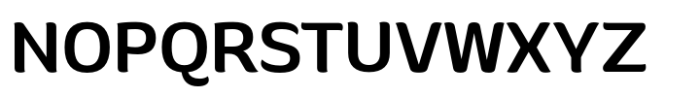 Banburi Medium Font UPPERCASE