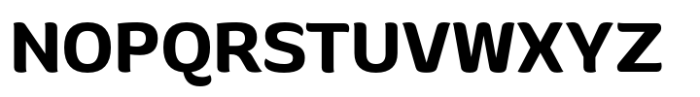 Banburi Semi Bold Font UPPERCASE