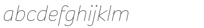 Banburi Thin Italic FONT