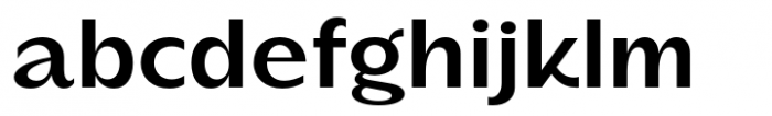 Banchero Medium Font LOWERCASE