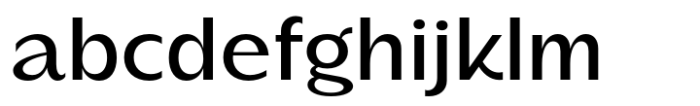 Banchero Regular Font LOWERCASE