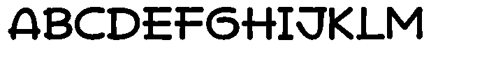 Banda Note Bold Font UPPERCASE