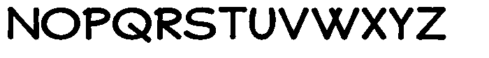 Banda Note Bold Font UPPERCASE