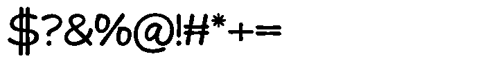 Banda Note Regular Font OTHER CHARS