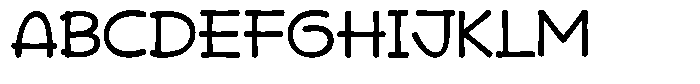 Banda Note Regular Font UPPERCASE