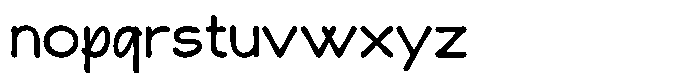 Banda Note Regular Font LOWERCASE