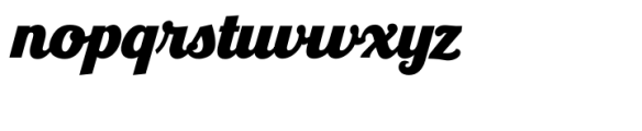 Bandbox SW Font LOWERCASE