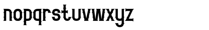 Bandeic Font LOWERCASE