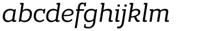 Bandera Cyrillic Italic Font LOWERCASE