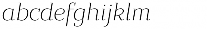 Bandera Text Cyrillic Light Italic Font LOWERCASE