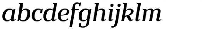 Bandera Text Cyrillic Medium Italic Font LOWERCASE