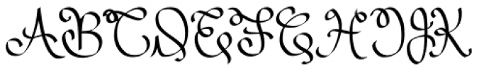 Banderole Narrow Font UPPERCASE