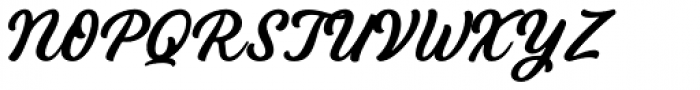 Bandira Script Clean Font UPPERCASE