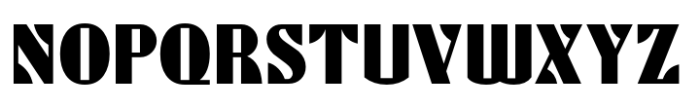 Bandmaster JNL Regular Font UPPERCASE