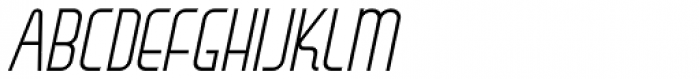 Bandshell JNL Oblique Font UPPERCASE