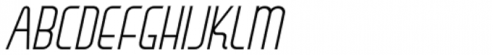 Bandshell JNL Oblique Font LOWERCASE