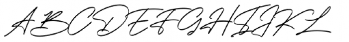 Bandung Signature Alt Font UPPERCASE
