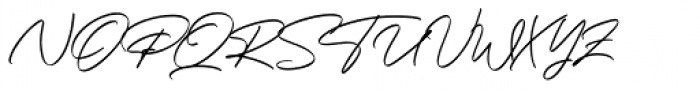 Bandung Signature Alt Font UPPERCASE