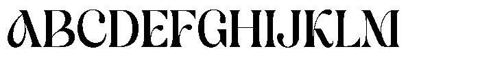 Banera Font UPPERCASE