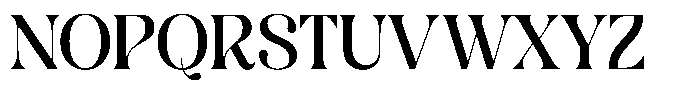 Banera Font UPPERCASE
