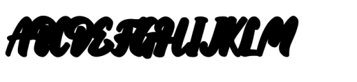 Banggelan Extrude Font UPPERCASE
