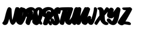 Banggelan Extrude Font UPPERCASE