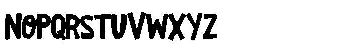 Bangkok Comic Font UPPERCASE