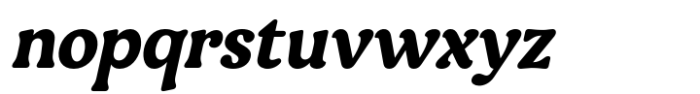 Bangora Italic Font LOWERCASE
