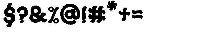 Bangos Font OTHER CHARS