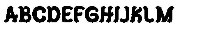 Bangos Font UPPERCASE