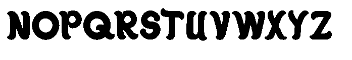 Bangos Font UPPERCASE