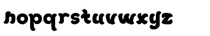 Bangos Font LOWERCASE