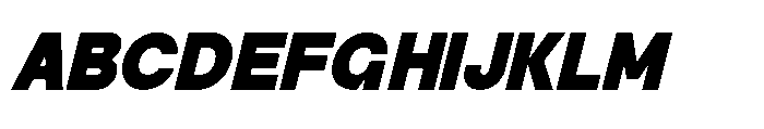 Banids Italic Font UPPERCASE