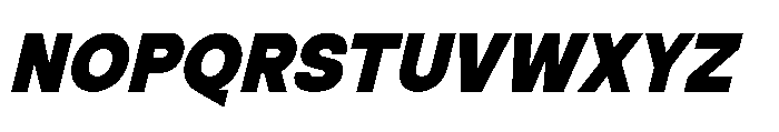 Banids Italic Font UPPERCASE