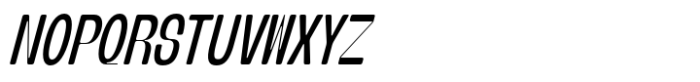 Banigar Round Condensed Medium Italic Font LOWERCASE