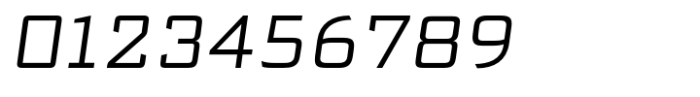 Bank Sans Caps EF CY Light SemiCond Obl Font OTHER CHARS