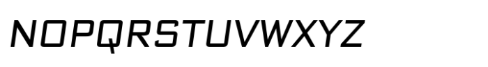 Bank Sans Caps EF CY Light SemiCond Obl Font LOWERCASE