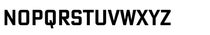 Bank Sans Comp Medium Font UPPERCASE