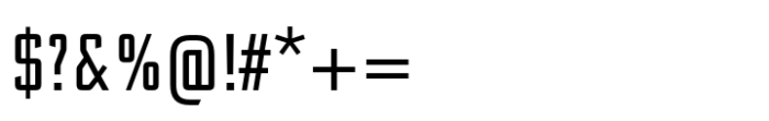 Bank Sans Cyrillic Comp Light Font OTHER CHARS