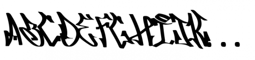 Bankai Street Regular Font UPPERCASE