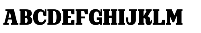 Bankers Slab Condensed Font UPPERCASE