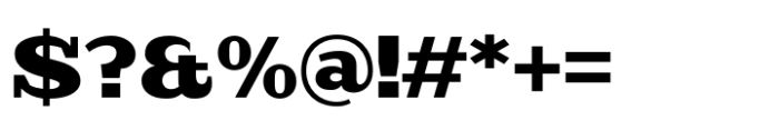 Bankers Slab Expanded Font OTHER CHARS