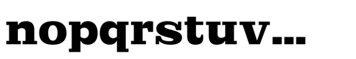 Bankers Slab Expanded Font LOWERCASE