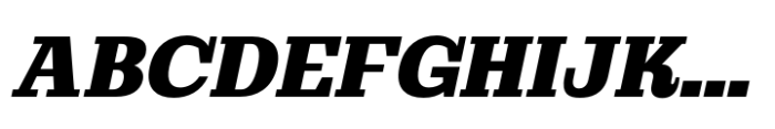 Bankers Slab Norm Slant Font UPPERCASE