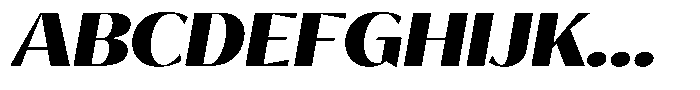 Bankins Expanded Bankins Black Expanded Slant Font