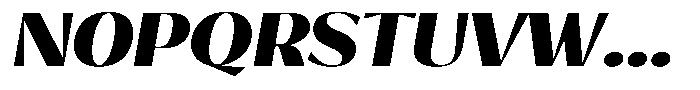 Bankins Expanded Bankins Black Expanded Slant Font UPPERCASE